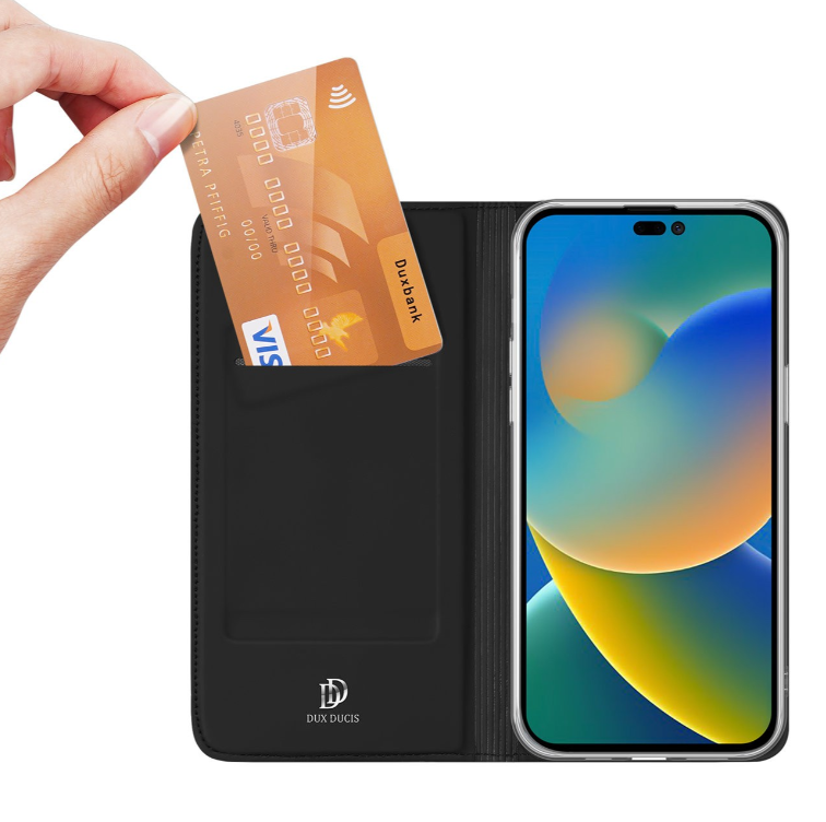 Ümbris kaanega Dux Ducis "Skin Pro" Samsung Galaxy S10 Plus (must)