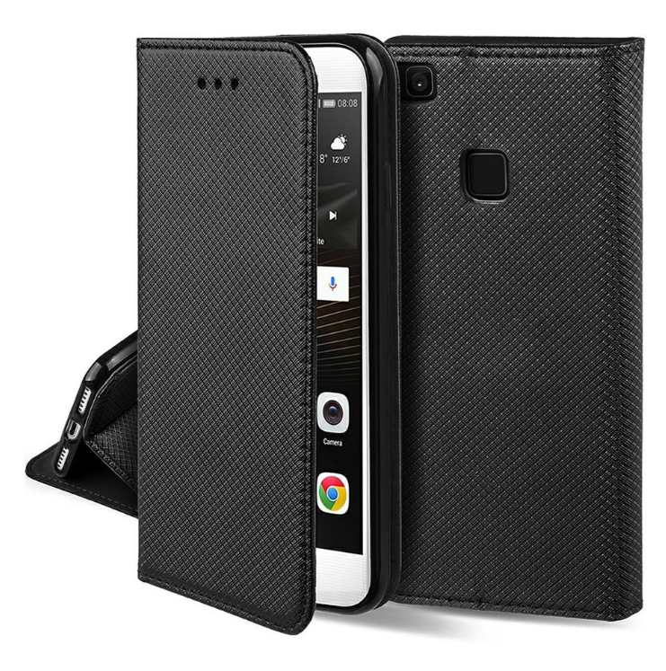 Ümbris kaanega Smart Magnet Samsung Galaxy A15 4G / A156 A15 5G (must)