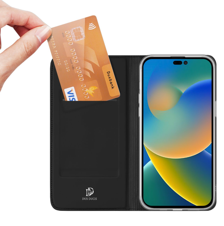 Ümbris kaanega Dux Ducis "Skin Pro" Redmi Note 13 5G (must)