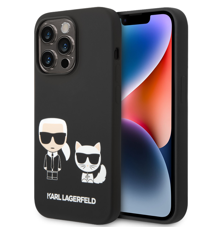 Karl Lagerfeld Ümbris KLHMP14XSSKCK iPhone 14 Pro (must)