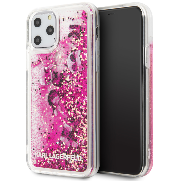Karl Lagerfeld Ümbris KLHCN58ROPI iPhone 11 Pro (roosa glitter)