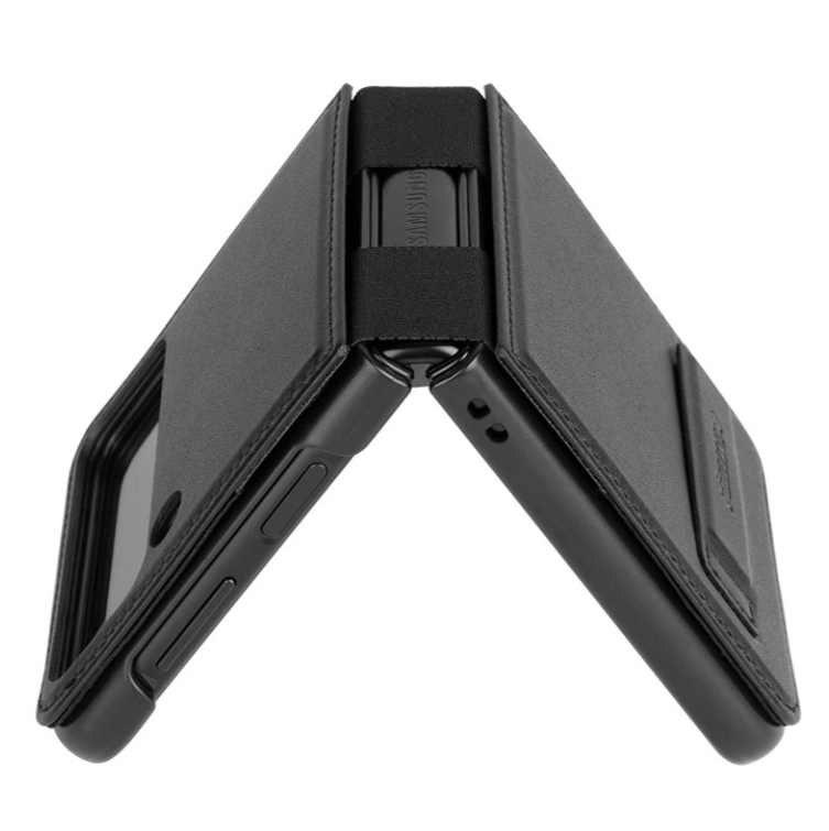 Ümbris Nillkin Qin Pro Leather Samsung F721 Z Flip 4 5G (must)
