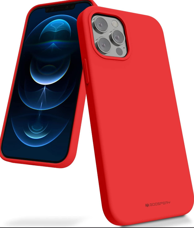Silikoon "Mercury Silicone" iPhone 13 mini (punane)