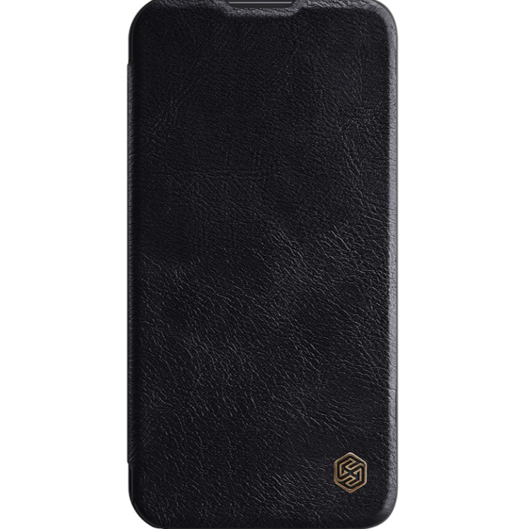 Ümbris kaanega Nillkin Qin Pro Leather Samsung Galaxy S22 Plus (must)