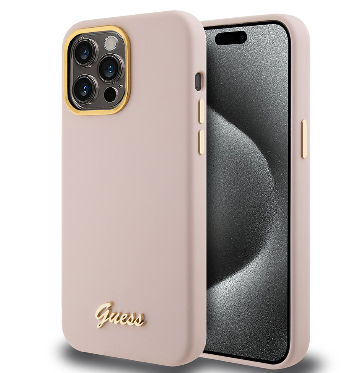 Guess Ümbris GUHCP15XSMBSLP iPhone 15 Pro Max (heleroosa)