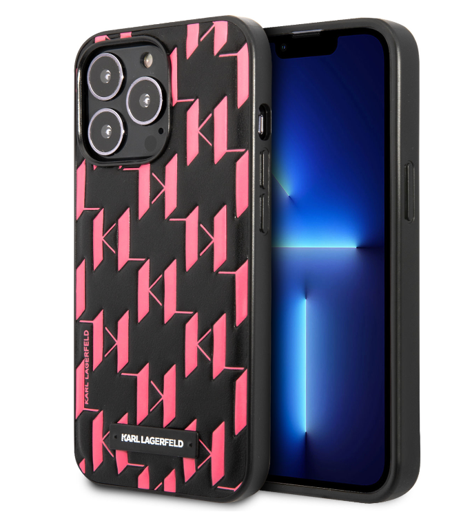 Karl Lagerfeld Ümbris KLHCP13LMNMP1P iPhone 13 Pro (roosa)