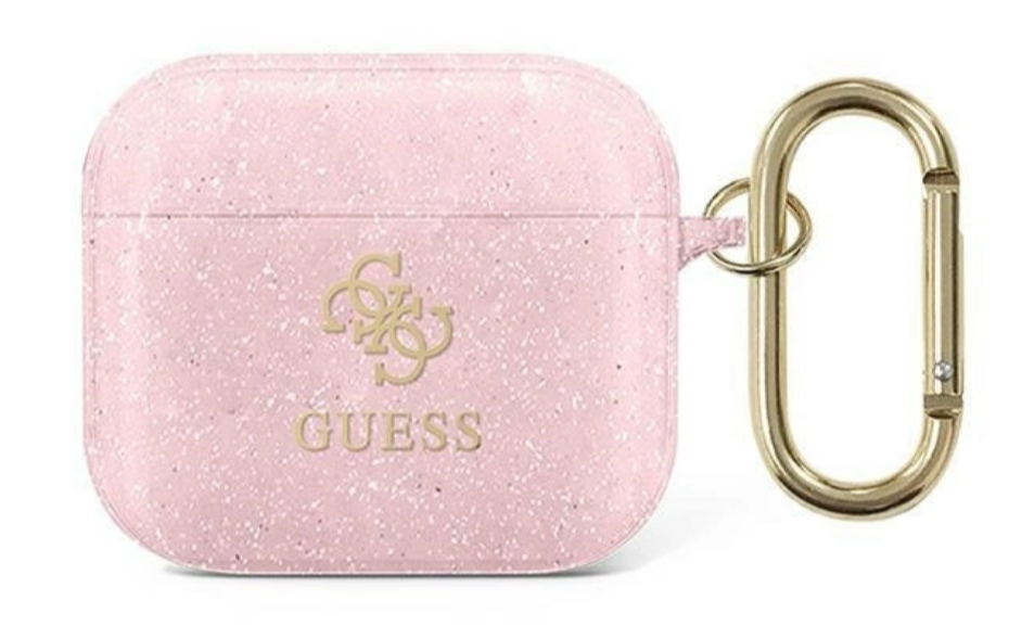 Silikoonümbris Guess GUA3UCG4GP AirPods 3 (roosa glitter)