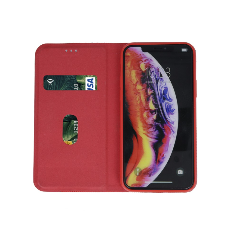 Ümbris kaanega Smart Senso Samsung A526/ Galaxy A52 / A52s (punane)