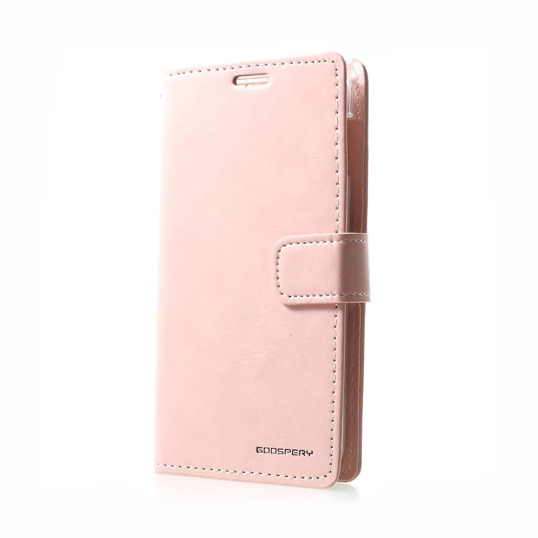 Ümbris kaanega Mercury Blue Moon Diary Samsung A102/ A202/ Galaxy A10e/ A20e (rose-gold)