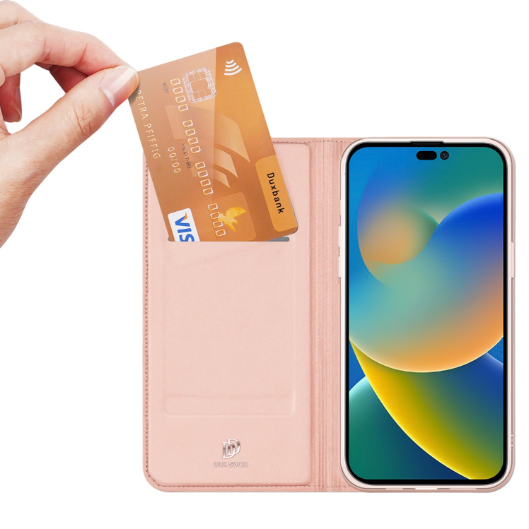 Ümbris kaanega Dux Ducis Skin Pro Xiaomi Poco X5 5G / Redmi Note 12 5G (roosakuld)