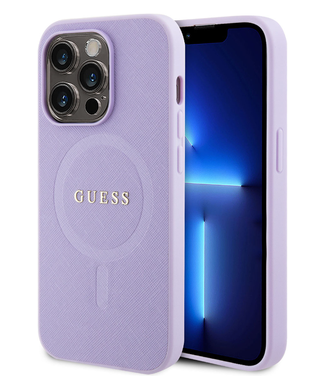 Ümbris Guess GUHMP14LPSAHMCU MagSafe iPhone 14 Pro (lilla)