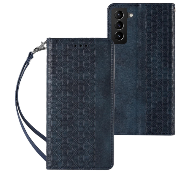 Ümbris kaanega Pouch Wallet Galaxy S22 Ultra (tumesinine)