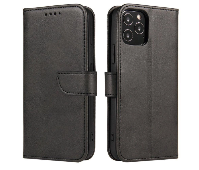 Ümbris kaanega Wallet Case iPhone 15 Pro Max (must)