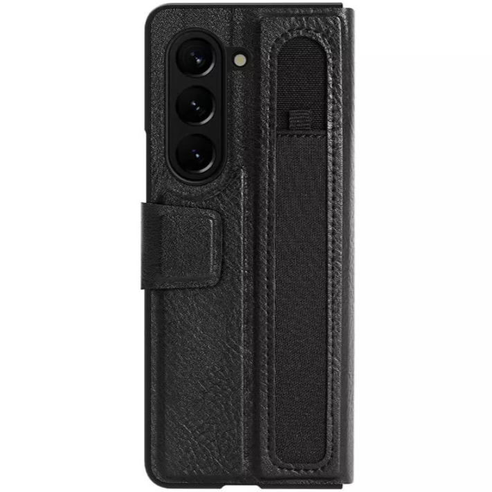 Ümbris kaanega Nillkin Aoge Leather Samsung F946 Z Fold5 5G (must)