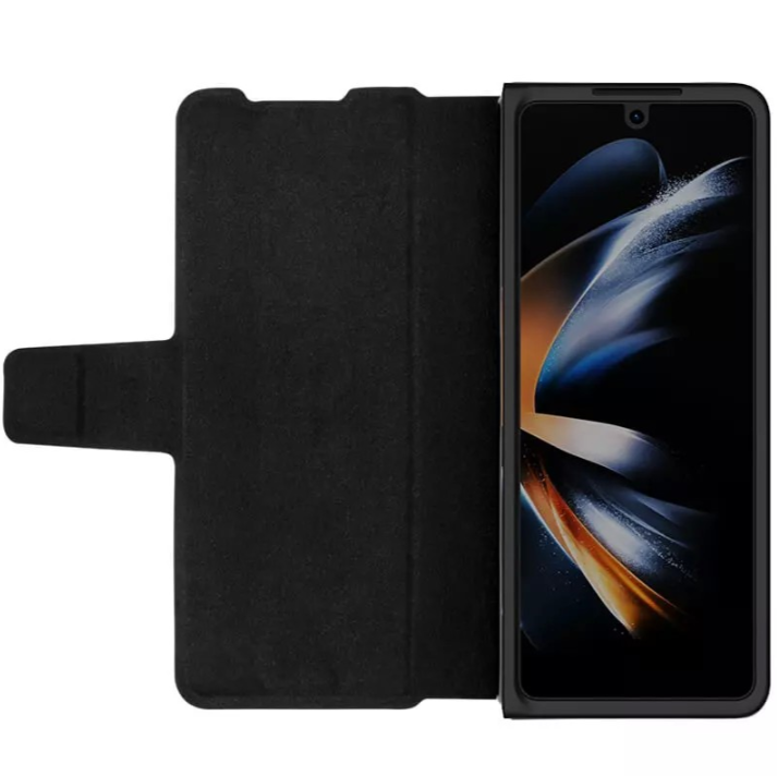 Ümbris kaanega Nillkin Aoge Leather Case Samsung F946 Z Fold5 5G (pruun)