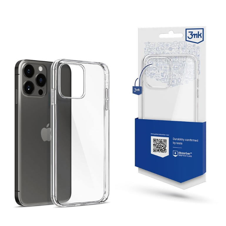 Silikoon 3mk Clear Case 1,2mm Apple iPhone 16 Pro (läbipaistev)