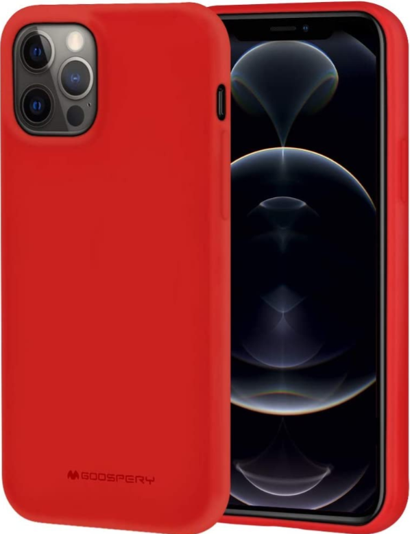 Mercury Soft Jelly Case Apple iPhone 12 Pro Max (punane)