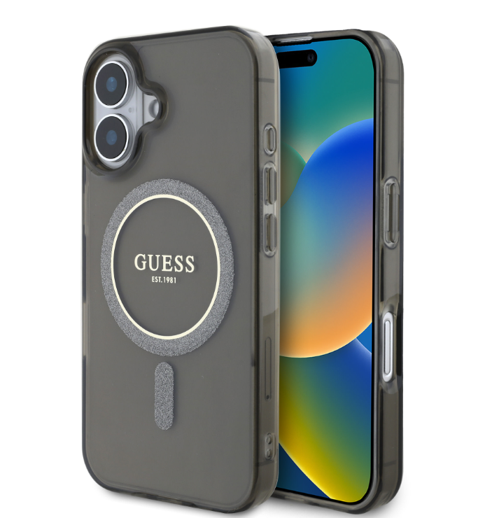 Guess MagSafe Ümbris GUHMP16SHFGEREK iPhone 16 (must)