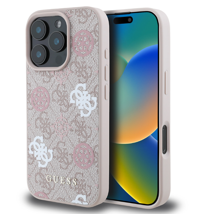 Guess MagSafe Ümbris GUHMP16LP4PWPP iPhone 16 Pro (roosa)