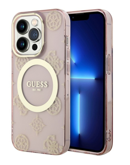 Guess MagSafe Ümbris GUHMP13XHMPGSP iPhone 13 Pro Max (roosa)