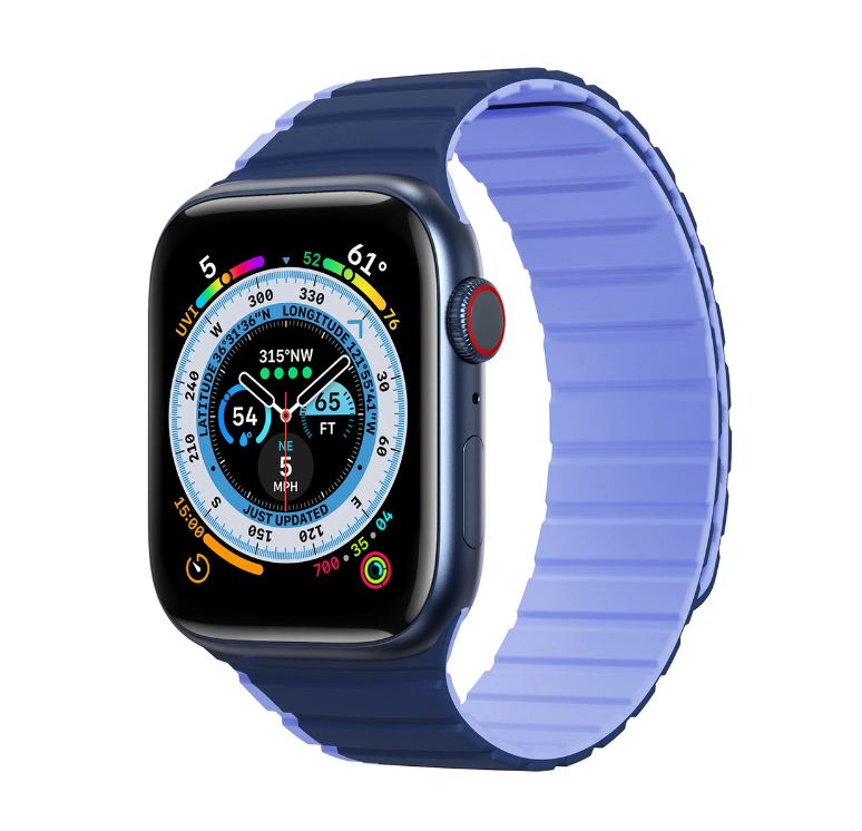 Kellarihm Dux Ducis Strap Apple Watch 42/ 44/ 45/ 49 mm (sinine)