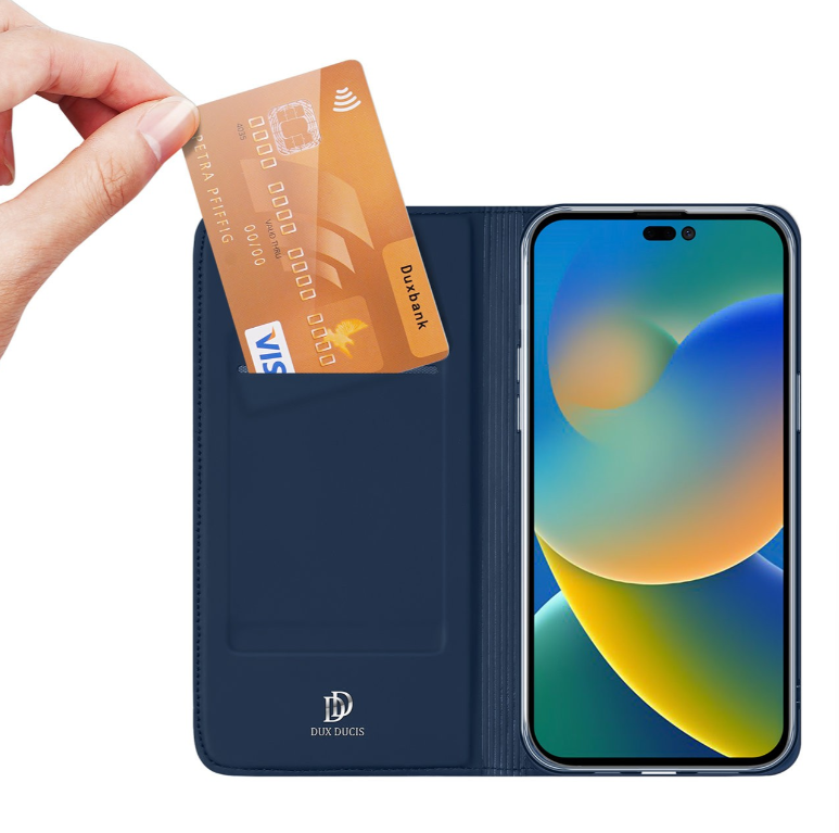Ümbris kaanega Dux Ducis Skin Pro Google Pixel 8a (tumesinine)