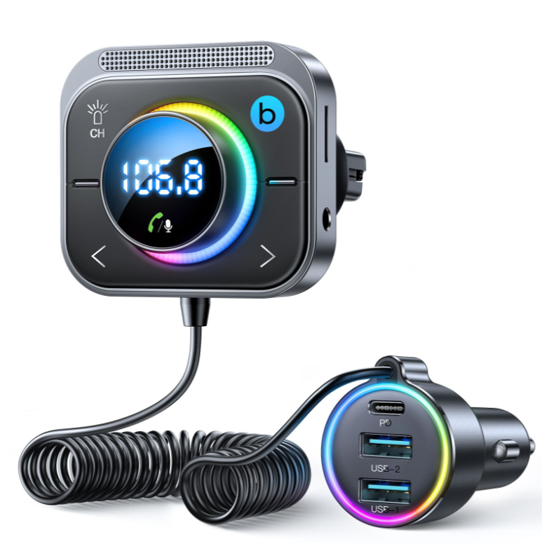 Bluetooth Transmitter Joyroom JR-CL18 Type-C / 2xUSB-A 30W (must)