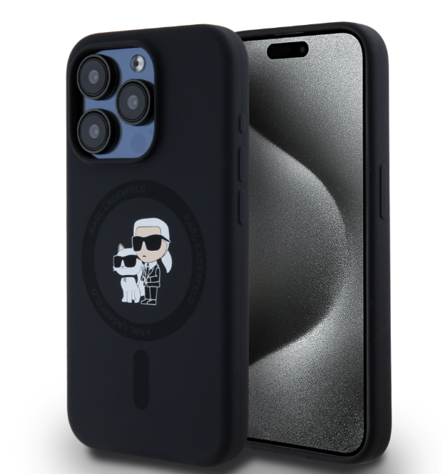 Karl Lagerfeld Ümbris MagSafe KLHMP15LSCMKCRHK iPhone 15 Pro (must)