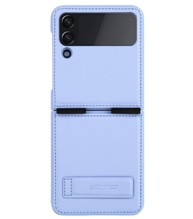 Ümbris Nillkin Qin Pro Leather Samsung F711 Z Flip3 5G (lilla)