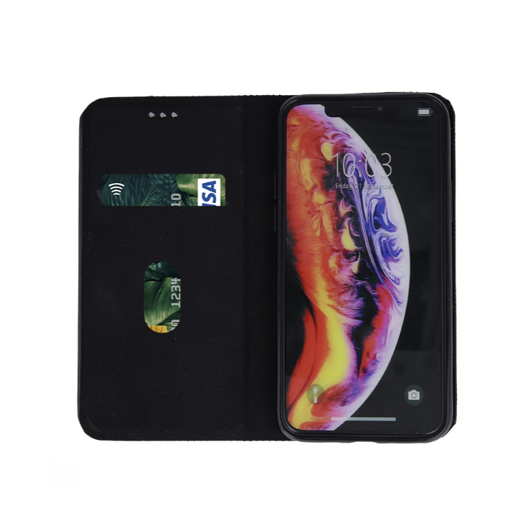 Ümbris kaanega Smart Senso Xiaomi Poco C40 (must)