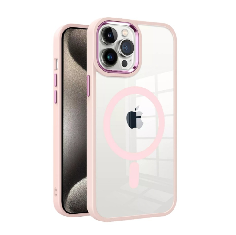 Ümbris Premium MagSafe iPhone 15 Pro Max (roosa)