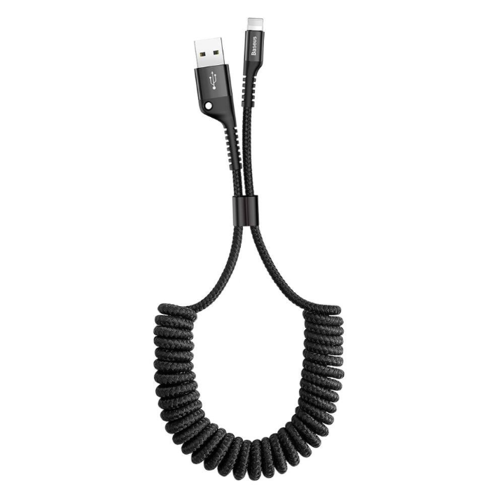 Juhe Baseus Fish Eye Spring CALSR-01 Lightning 2.0A 1M (must)