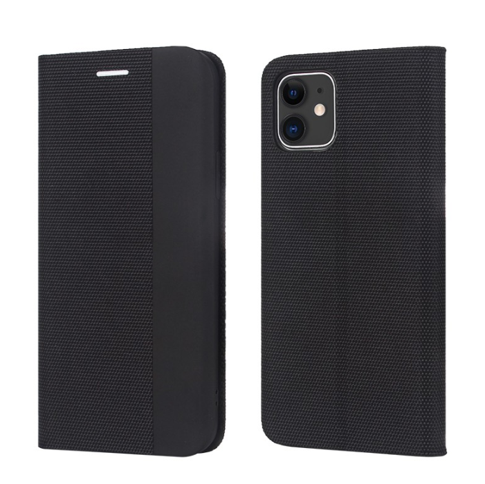 Ümbris kaanega Smart Senso Samsung Galaxy A35 (must)