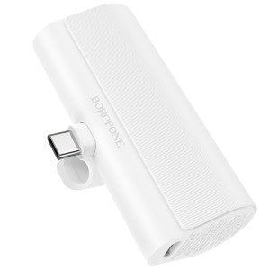 Power Borofone BJ35 USB-C 5000mAh (valge)