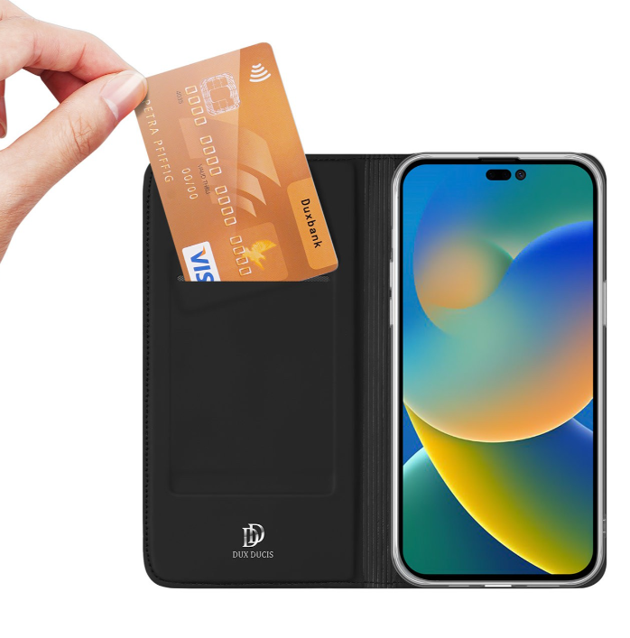 Ümbris kaanega Dux Ducis Skin Pro Xiaomi Redmi 13 4G / Redmi 13 5G / Poco M6 4G (must)