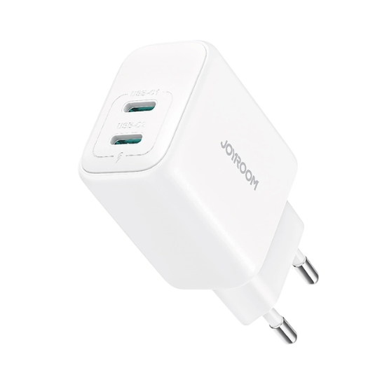 Adapter Joyroom JR-TCF12 2xType-C 20W PD (valge)