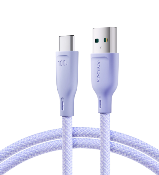 Juhe Joyroom S-A34 USB - USB-C 100W 1m (lilla)