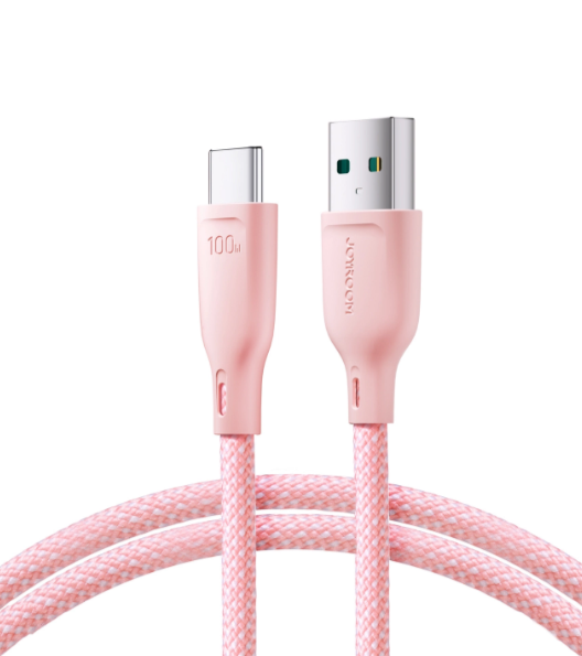 Juhe Joyroom S-A34 USB - USB-C 100W 1m (heleroosa)