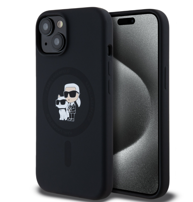 Karl Lagerfeld Ümbris MagSafe KLHMP15SSCMKCRHK iPhone 15 (must)