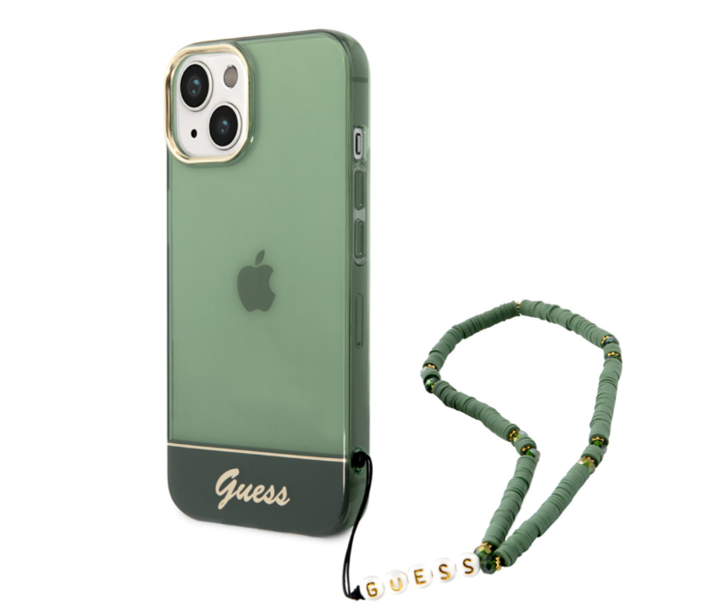 Guess Ümbris GUHCP14SHGCOHA iPhone 14/ 13 (roheline)