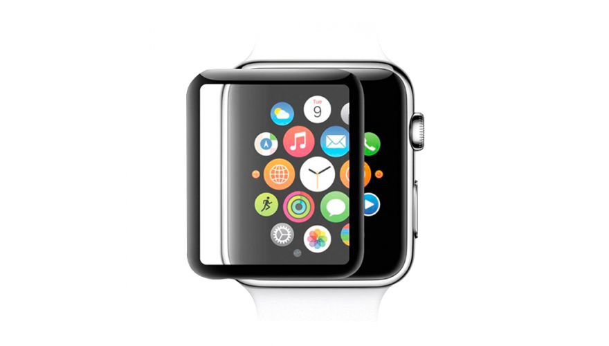 Kaitseklaas Full Glue Apple Watch 40 mm (must)