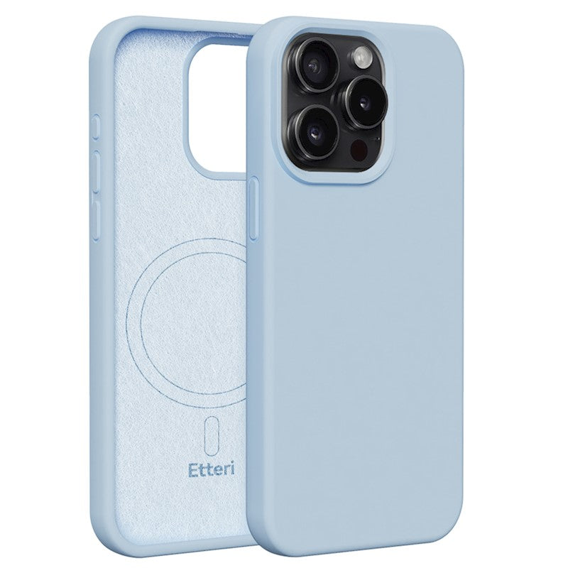 Ümbris Etteri silicone MagSafe iPhone 16 Pro (helesinine)