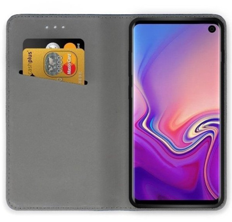 Ümbris kaanega Smart Magnet Huawei P20 Pro/ Plus (must)