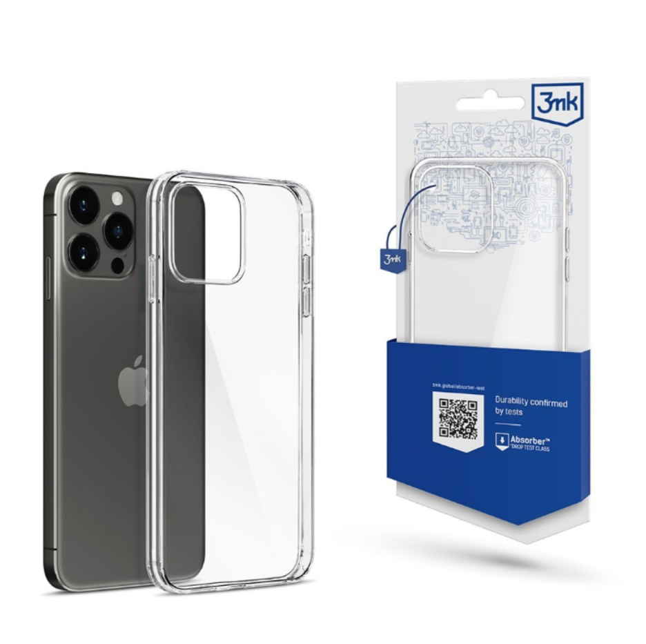 Silikoon 3mk Clear Case 1,2mm Apple iPhone 13 (läbipaistev)