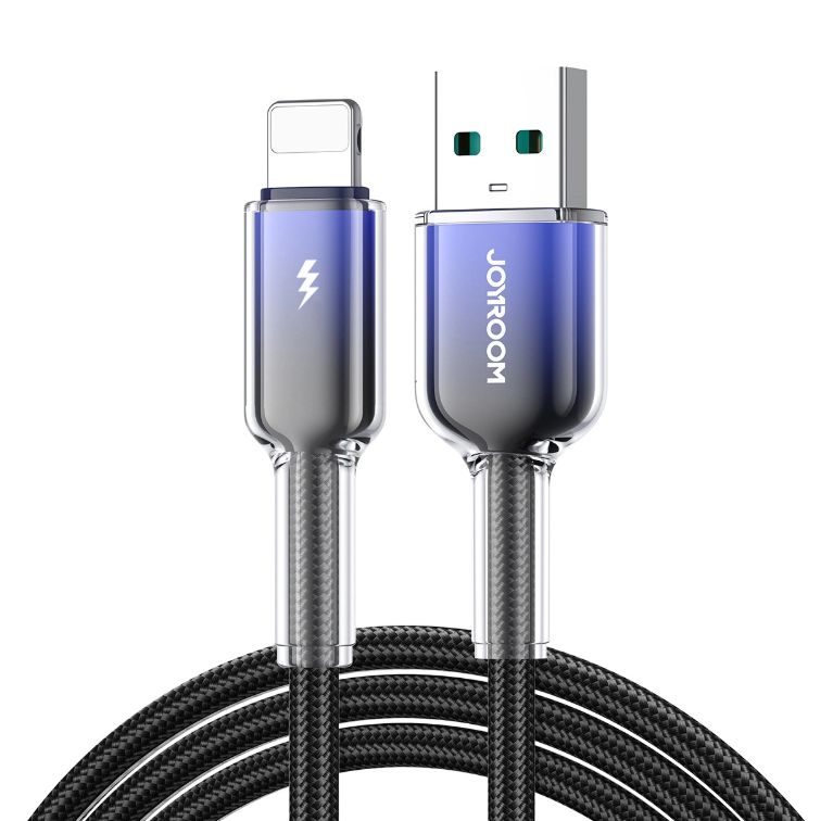Juhe Joyroom S-A42 Crystal-Clear USB to Lightning 3A (1.2m / must)