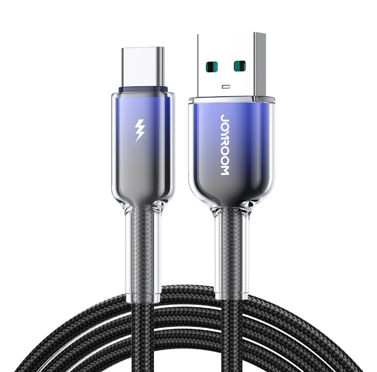 Juhe Joyroom S-A42 Crystal-Clear USB to Type-C 3A (1.2m / must)