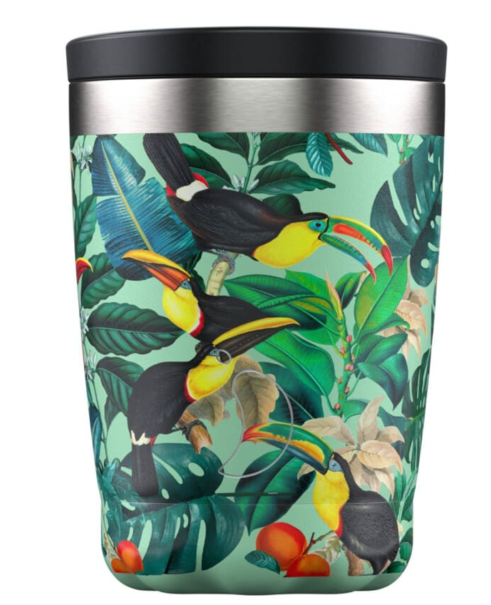 Chillys Coffee Cup Tropical Toucan 340ml