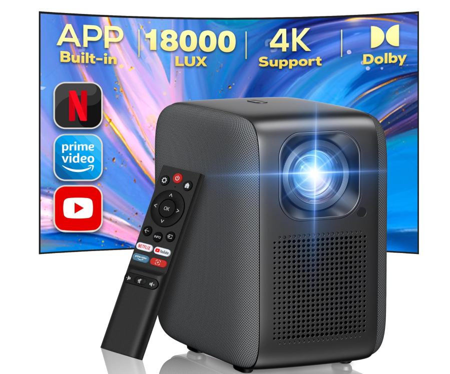 iZEEKER Netflix WiFi Bluetooth projektor