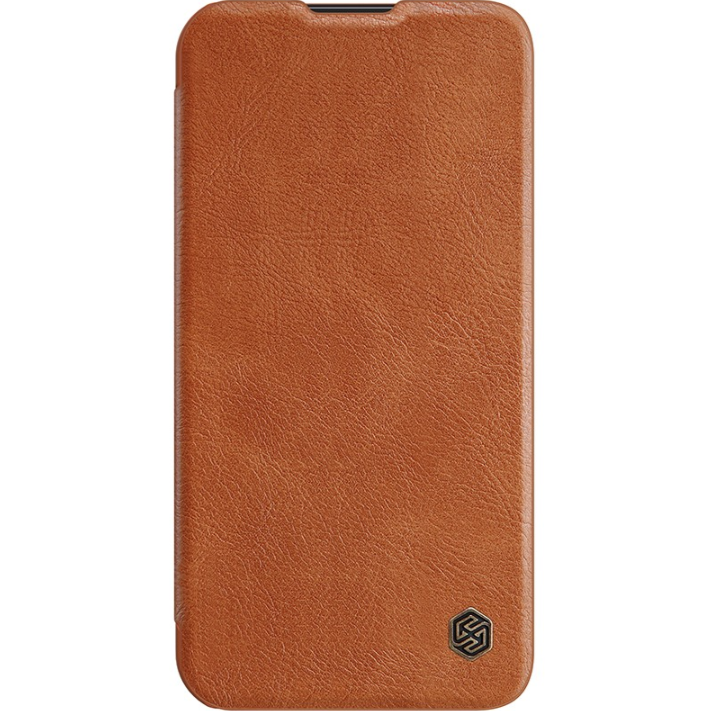 Ümbris Nillkin Qin Pro Leather iPhone 14 Pro Max (pruun)