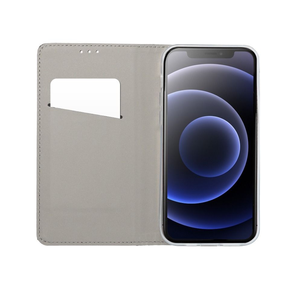 Ümbris kaanega Smart Magnet iPhone 12/ 12 Pro (must)